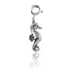 FOURSEVEN Hold on Tight Seahorse Charm Pendant - Fits in Bracelets, Chains and Necklace - 925 Sterling Silver Jewellery for Men and Women (Best Gift for Him/Her)
