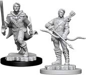 WizKids WZK90009 D and D Nolzurs Marvelous Male Human Ranger Unpainted Miniatures