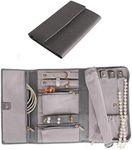 Saffiano Leather Travel Jewellery Case - Jewellery Organiser [Petite] by Case Elegance