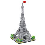 LULUFUN Eiffel Tower Mini Building Block, Famous Architecture Model Blocks Kit,Collectible Model Sets to Build, Toy Gifts for Kids and Adults 3585pcs