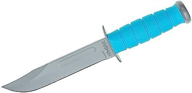 KA-BAR 1313SF Ussf Space-Bar Knife Blue Kraton G Handle, Gray Hard Sheath, Straight Edge