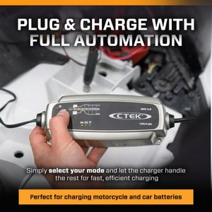 CTEK MXS 3.8 Battery Charger – 12V Smart Maintainer for Car & Motorcycle
