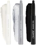 ColourPop The Classics Shadow Stix Makeup Kit - Matte + Shimmer Eyeshadow Make Up Set - Black, Silver & White Cream Eyeshadow Sticks with High-Pigment & Metallic Finishes (3 Count)