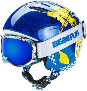 BeBeFun Toddler and Kids Ski Helmet Snowboard Helmet Sled Helmet and Combo Ultra Lightweight Small Size for 2-6 Years Kids ASTM Certified