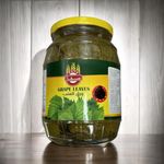 950g Vine Pickled Grape Leaves in Glass Jar - Premium Quality, Ready for Stuffed Grape Leaves (Sarma) and Mediterranean Dishes