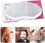 EBANKU 50 Pcs Microblading Shower Face Shields Visors, Disposable Face Shields Masks Makeup Eye Shield for Hairspray Salon Supplies and Eyelash Extensions Eye Eyelid Surgery Aftercare