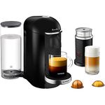 Nespresso VertuoPlus Deluxe Coffee and Espresso Machine by Breville with Aeroccino Milk Frother - Black - BNV450BLK1BUC1