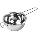 volumoon Stainless Steel Melting Pot, Double Boiler for Melting, Chocolate Melting Pot with Heat-Resistant Handle, Melting Bowl for Chocolate, Butter, Milk, Cheese, Candy, Caramel, Wax