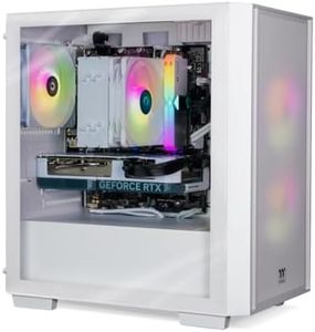 Thermaltake Computer System Genesis V4 PRO Snow - Intel 12400F / RTX 3050 / B760 WiFi / 16GB RGB RAM / H16 ARGB White, CA-4Y1-00D6WA-02