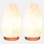 Himalayan Glow White Salt Lamp Nigh