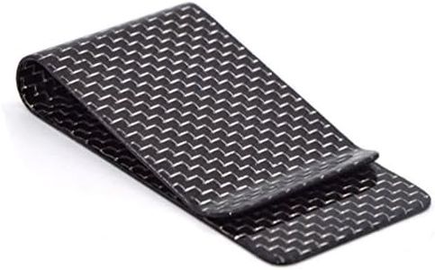 Pinza billetera, de Medifier, de fibra de carbono brillante Plateado plata large