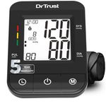Dr Trust (USA) Fully Automatic Comfort Digital Blood Pressure BP Monitor Machine with Mdi Technology (Black)