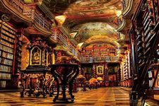 Ingooood- Jigsaw Puzzle- Fantasy Series-Classical Library- 1000 Pieces Entertainment Wooden Puzzles Toys