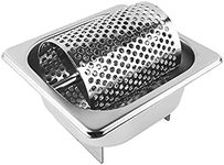 DcYourHome Stainless Steel Butter Spreader Roller/Bun Butter Roller/Cheese Melting Dome/Steaming Cover/Bread Butter Wheel, Circular Rack and Grill Press for All Outdoor Barbecue Grill Like Blackstone