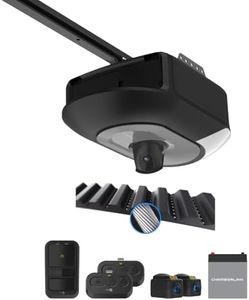 Chamberlain 1 HP Belt Drive Smart Garage Door Opener with Built-in Camera, Single LED Lighting, Battery Backup, and myQ Connectivity