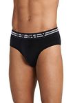 Jockey Men's Underwear Sport Stability Pouch Microfiber Brief, Black, L