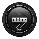 MOMO Sphoarwblkchf Push Button Arrow Logo. Matt Blk-Chr. 2 °C F