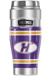 Hunter College OFFICIAL Jersey Stripes THERMOS STAINLESS KING Stainless Steel Travel Tumbler, Vacuum insulated & Double Wall, 16oz