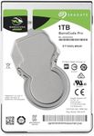 Seagate Barracuda Pro Performance Internal Hard Drive SATA HDD 1TB 7200RPM 6Gb/s 128MB Cache 2.5-Inch (ST1000LM049)