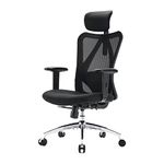 Sihoo Ergonomics Office Chair Computer Chair Desk Chair, Adjustable Headrests Chair Backrest and Armrest's Mesh Chair (Black)