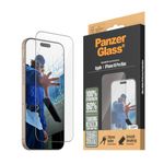 PanzerGlass® Tempered Glass Screen Protector for Apple iPhone 16 Pro Max Ultra Wide Fit, Case-Friendly, Scratch Resistance, Impact Resistance - with mounting aid for easy installation