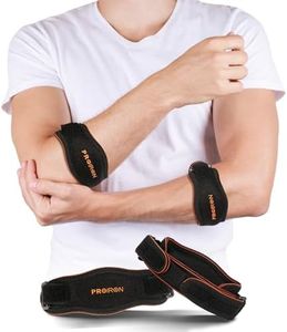 PROIRON Elbow Support Strap, Adjustable Golfers Elbow Support Brace for Men Women Pain Relief Tendonitis Epicondylitis, Forearm Clasp Splint with EVA Compression Pad