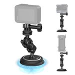 SmallRig 2-in-1 Magnetic Suction Cup Mount for Gopro, Car Camera Mount Outside for Action Cameras, with Ball Head Magic Arm - 4466