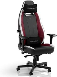 noblechairs LEGEND - BLACK - WHITE - REDSIEGE GAMING