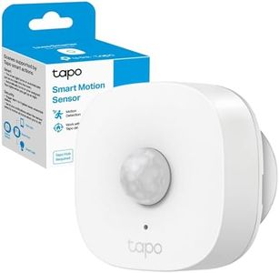 TP-Link Tapo Smart Motion Sensor, Flexible Sensitivity Control, Magnetic Mounting, Battery included, Easy Installation, Work with Alexa and Google home, Hub Required separately (Tapo T100), White