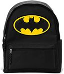 ABYSTYLE - DC COMICS- Backpack - Batman Logo, noir, Taille réglable