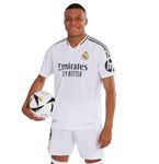 PlayBox Premium DOTNET Cloth kylian mbappe Jersey 24/25 Season Home Jersey (in, Numeric, 36, Regular, White)