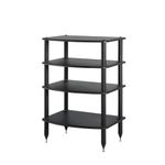 Pangea Audio Vulcan Four Shelf Audio Rack, Media Stand, and Components Cabinet 4 Shelf Carbon