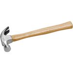 Performance Tool W1076 Wood Handle Claw Hammer, 16 oz.