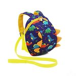 EVIMIRO Kids Toddler Children Backpack with Reins Boys Baby Dinosaur Backpack for Nursery