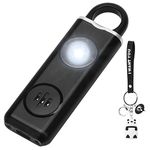 Zhichengbosi Personal Alarms For Women, Rechargeable Self-Defense Security Safety Alarm, Security Sirens Key Chain with Flashlight for Women Elderly Dog Walker