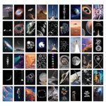 Space Posters, Home Decor For Living Room, Aesthetic Wall Stickers For Bedroom And Gym, Gifts For Men And Friends, 4x6 Inches Size Collage Art Kit (Space Wall Collage Kit)