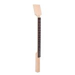 Dilwe Guitar Neck Fretboard, 21 Frets Unfinished Cigar Box Guitar Bass Part Maple Neck Durable & Vesatile & DIY parts for Guitar Enthusiasts