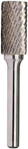 SA-5 Tungsten Carbide Burr Rotary File Cylindrical Shape Double Cut for Die Grinder Drill Bits 1/4'' Inch Diameter of Shank and 1/2'' Inch Diameter of Cutter 1'' Inch Cutter Length