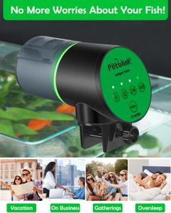Petbank Automatic Fish Feeder – Battery Operated Aquarium Food Dispenser with Timer