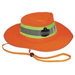 Ergodyne GloWear 8935 High-Visibility Ranger Hat, Large/X-Large, Lime