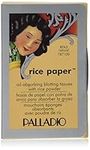 Palladio Rice Paper Facial Tissues for Oily Skin, Face Blotting Sheets Made from Natural Rice, Oil Absorbing Paper with Rice Powder, 2 Sided, Instant Results (Natural, Pack of 1)