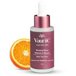 VauriiC Skin Brightening Vitamin C Face Serum 40 ml for Glowing Skin, Anti-aging, Reduce Dark Spots & Fine Lines, Visibly Minimizes Spots, Reveals Even Skin Tone, Boost Skin Collagen, Reduce Blemishes, Acne & Tanning with Glycolic Acid, Hyaluronic Acid & Niacinamide | Men & Women | All Skin Types