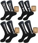 PAIXUN Groom Groomsmen Gifts For Men Him Wedding Proposal Novelty Funny Socks Bestman 100% Cotton Groomsmen Socks, D:1 Pair Groom+1 Pair Bestman+2 Pairs Groomsman, One size