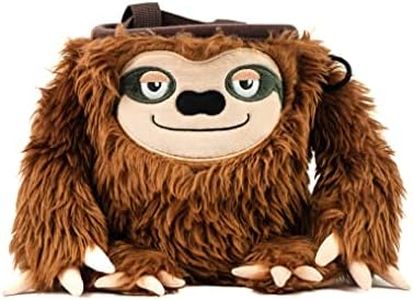 YY Vertical Sloth Rock Climbing Chalk Bag, Perfect for Both Adults and Kids, Chalk Bag for Bouldering, Cute chalkbag for Mountain Lovers, Chalk Pouch