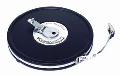 Keson MC18M100 100 Feet Closed Metal Housing Fiberglass Measuring Tape in Feet,-Inch and Metric