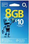 O2 sim Card Big Bundle Unlimited texts, Unlimited Minutes