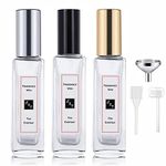 SONGQEE Perfume Atomiser Refillable, Travel Perfume Atomiser Bottle Mini Small Empty Spray Bottles Portable Glass Travel Perfume Pods Container For Perfume Travel Holiday (10 Ml/ 2 Packs) (3 PCS)