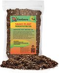 GARDENERA Premium Snake Plant Potting Soil Mix, Green Sansevieria Trifascatia Zeylanica Plants, Plant or Re-Pot Your Snake Plant - (1 Quart Bag)