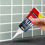 Unity Brand Wall Gap & Crack Filler (White), DIY Waterproofing for Home Repairs, Kitchen Sink & Wall Cracks, Bathroom Tile Gaps Sealant, Metal, Wood, PVC, Best for Wet & Damp areas (Pack 1/180 ML)