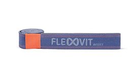 FLEXVIT Resist Band - Premium Fabric Resistance Band, Made in Germany for Superior Comfort & Quality, Used by Pro Athletes and Top Fitness Trainers (Medium (Blue))